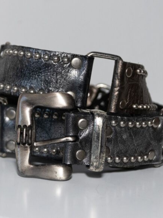 LeatheRock L37 Studed Leather Belt main image 5
